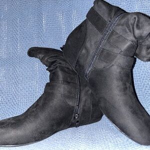 Herstyle Women's Lindell Slouch Ankle Boots, Black, Side: 10